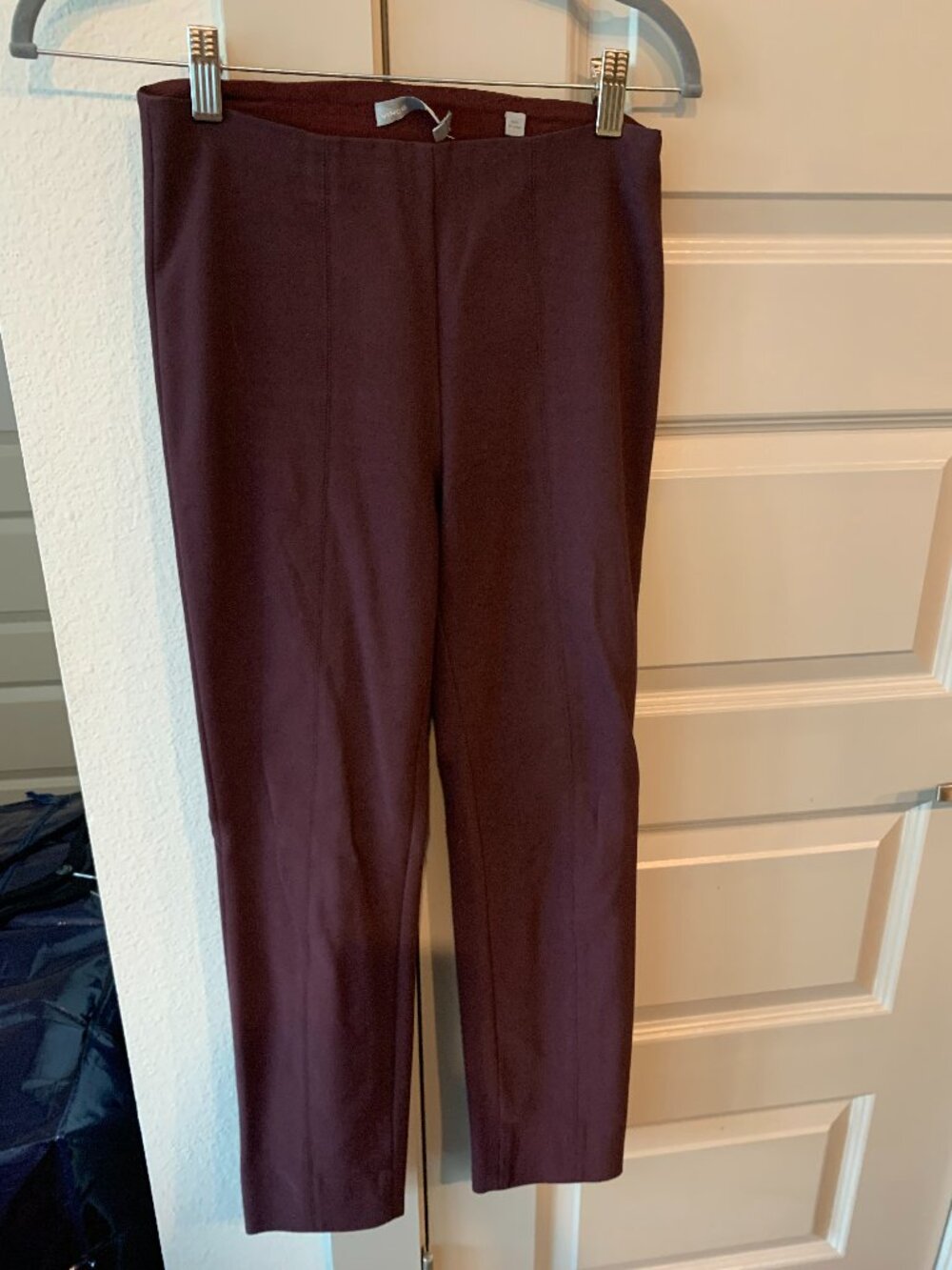 Vince Burgundy Trousers